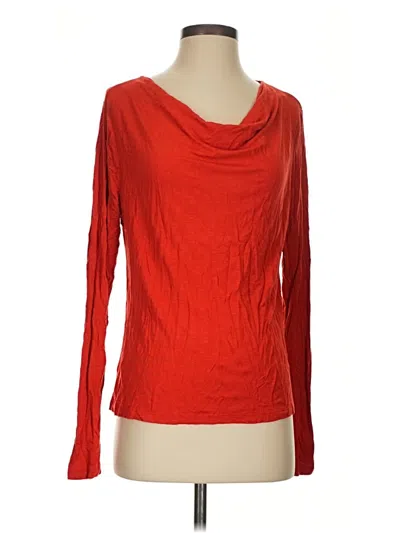 Pre-owned Left Coast By Dolan Long Sleeve T-shirt In Red