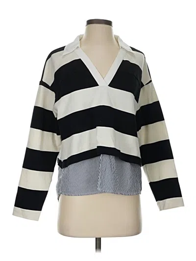 Pre-owned Left Coast By Dolan Pullover Sweater In Black