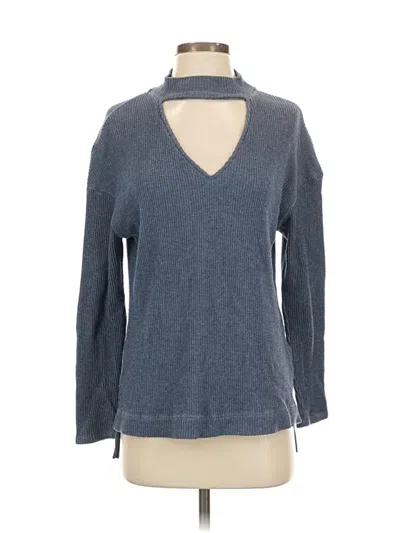 Pre-owned Left Coast By Dolan Pullover Sweater In Blue