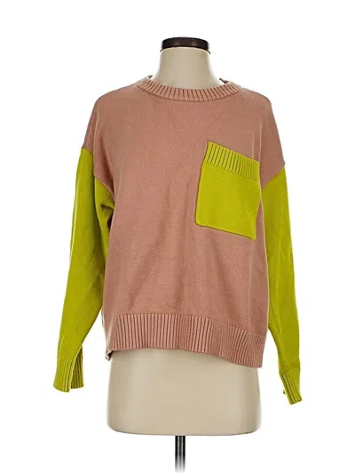 Pre-owned Left Coast By Dolan Pullover Sweater In Brown