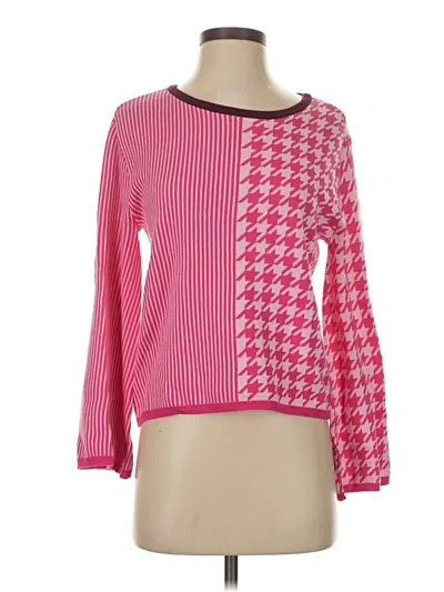 Pre-owned Left Coast By Dolan Pullover Sweater In Pink