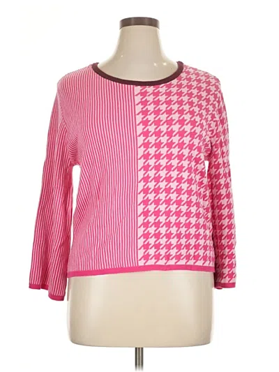 Pre-owned Left Coast By Dolan Pullover Sweater In Pink