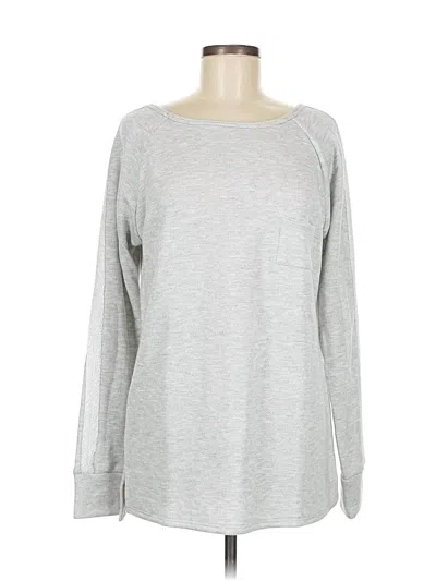 Pre-owned Left Coast By Dolan Pullover Sweater In Silver