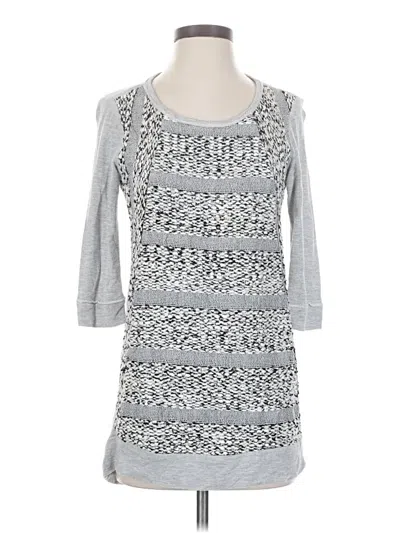 Pre-owned Left Coast By Dolan Pullover Sweater In Silver