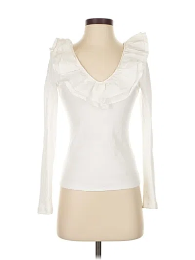 Pre-owned Left Coast By Dolan Pullover Sweater In White