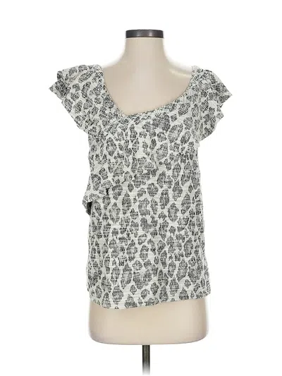 Pre-owned Left Coast By Dolan Short Sleeve T-shirt In Silver