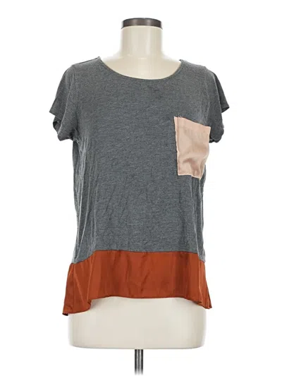 Pre-owned Left Coast By Dolan Short Sleeve T-shirt In Gray
