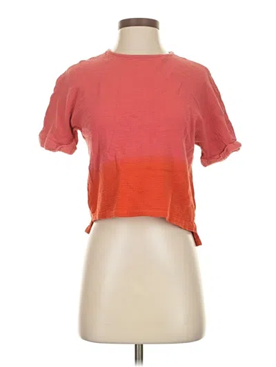Pre-owned Left Coast By Dolan Short Sleeve T-shirt In Orange