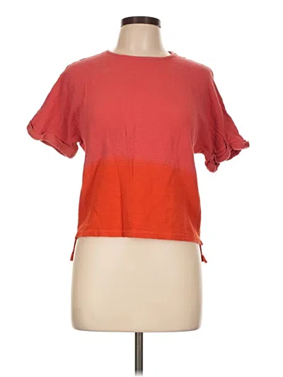 Pre-owned Left Coast By Dolan Short Sleeve T-shirt In Red