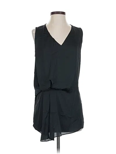 Pre-owned Left Coast By Dolan Sleeveless Blouse In Black