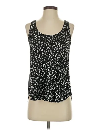 Pre-owned Left Coast By Dolan Sleeveless Blouse In Black