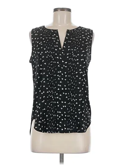 Pre-owned Left Coast By Dolan Sleeveless Blouse In Black