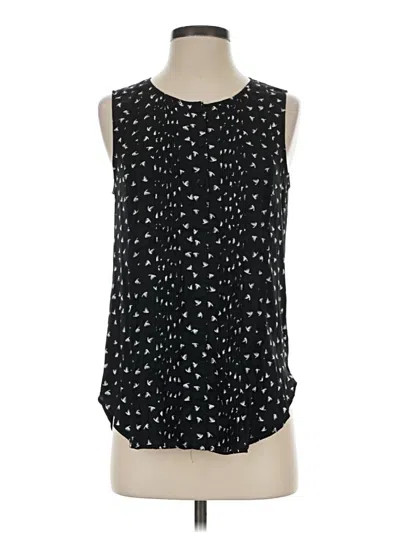 Pre-owned Left Coast By Dolan Sleeveless Blouse In Black