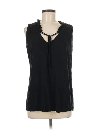 Pre-owned Left Coast By Dolan Sleeveless T-shirt In Black