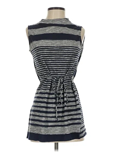 Pre-owned Left Coast By Dolan Sleeveless Top Gray Cowl Neck Tops