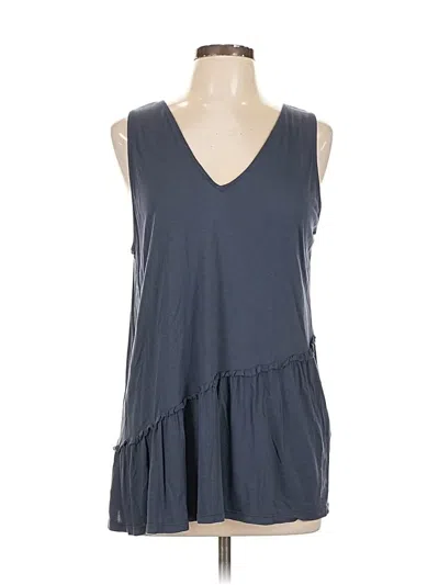 Pre-owned Left Coast By Dolan Sleeveless T-shirt In Gray
