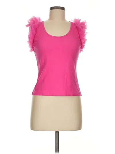 Pre-owned Left Coast By Dolan Sleeveless T-shirt In Pink