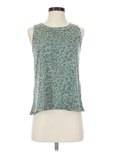 Pre-owned Left Coast By Dolan Sleeveless T-shirt In Teal