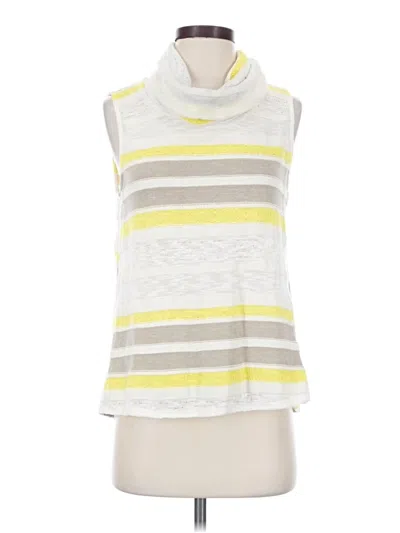 Pre-owned Left Coast By Dolan Sweater Vest In Yellow