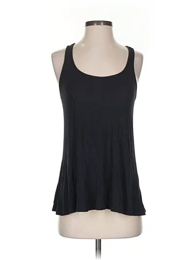Pre-owned Left Coast By Dolan Tank Top Black Halter Neckline Tops