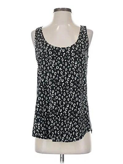 Pre-owned Left Coast By Dolan Tank Top Black Strapless Neckline Tops