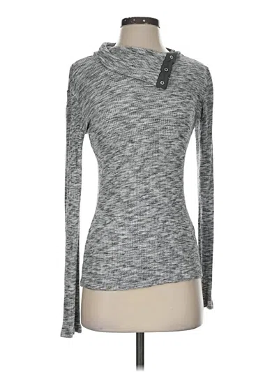 Pre-owned Left Coast By Dolan Turtleneck Sweater In Gray