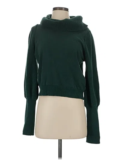 Pre-owned Left Coast By Dolan Turtleneck Sweater In Green