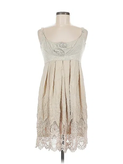 Pre-owned Left Of Center Cocktail Dress In White