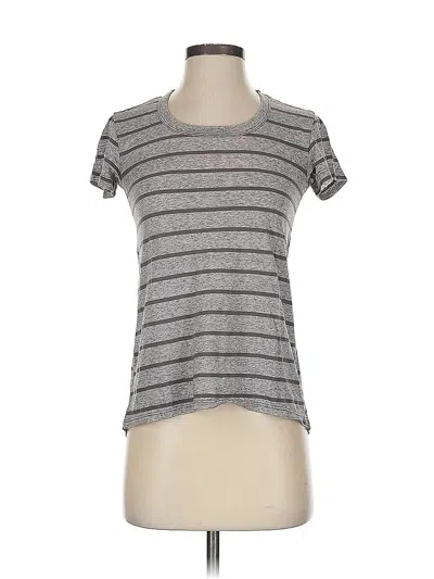 Pre-owned Left Of Center Short Sleeve T-shirt In Gray