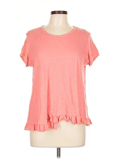 Pre-owned Left Of Center Short Sleeve T-shirt In Pink