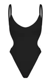 Left On Friday Cutback One-piece Swimsuit In Black