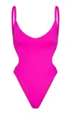 Left On Friday Cutback One-piece Swimsuit In Pink