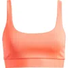 Left On Friday Double Scoop Bikini Top In Orange