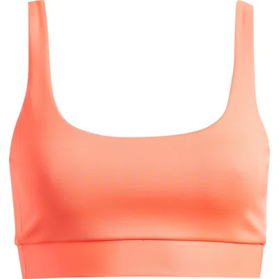 Left On Friday Double Scoop Bikini Top In Orange