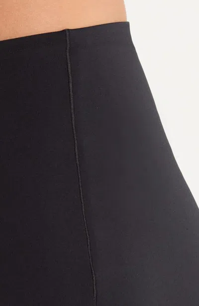 Left On Friday Hi Line Full Coverage High Waist Shortie Bikini Bottoms In Black