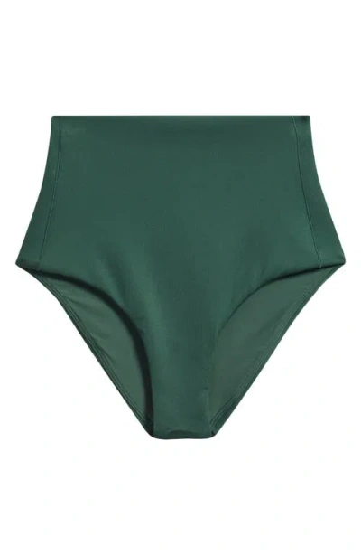 Left On Friday Hi Tide High Waist Bikini Bottoms In Green