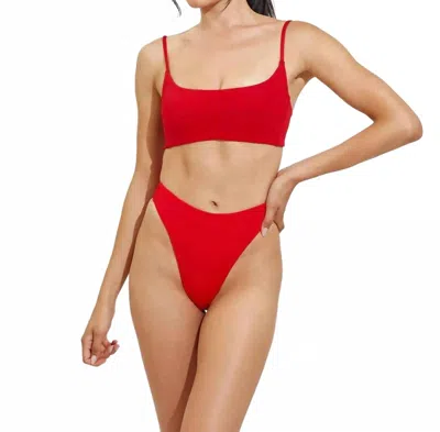 Left On Friday Pool Days Bikini Top In Sweet Chili Heat In Multi
