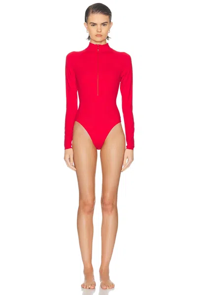 Left On Friday Rays Suit In Red