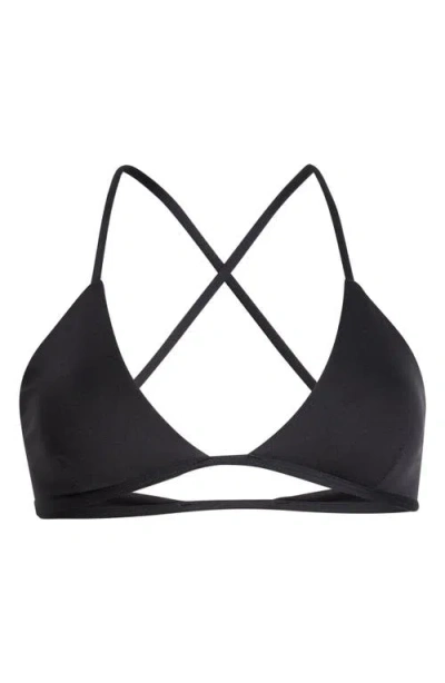 Left On Friday Reef Bikini Top In Black