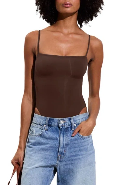 Left On Friday Retreat One-piece Swimsuit In Brown