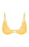 Left On Friday Sandy Bikini Top In Yellow