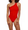 Left On Friday Shoreline One Piece Swimsuit - Plus In Sweet Chilli Heat In Red