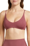 Left On Friday Sunday Bikini Top In Desert Plum