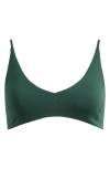 Left On Friday Sunday Bikini Top In Green