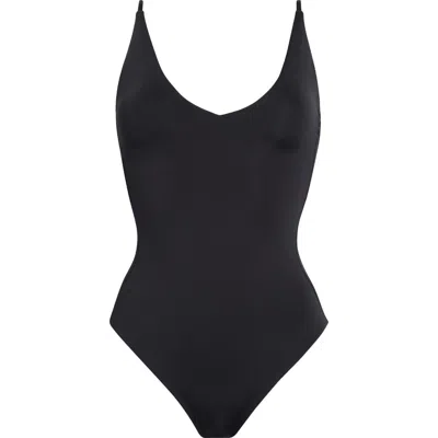 Left On Friday Sunday One-piece Swimsuit In Black