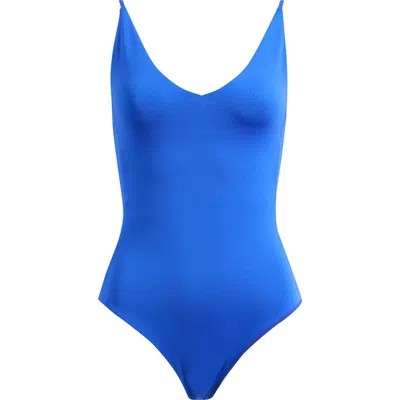 Left On Friday Sunday One-piece Swimsuit In Blue