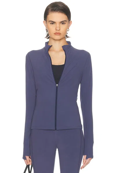 Left On Friday Super Moves Jacket In Blue