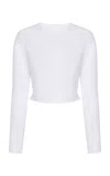 Left On Friday Super Moves Stretch-jersey T-shirt In White