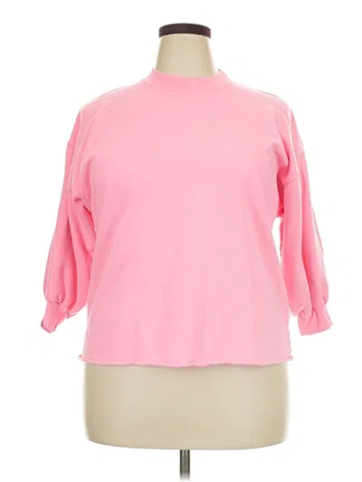 Pre-owned Left On Friday Sweatshirt In Pink