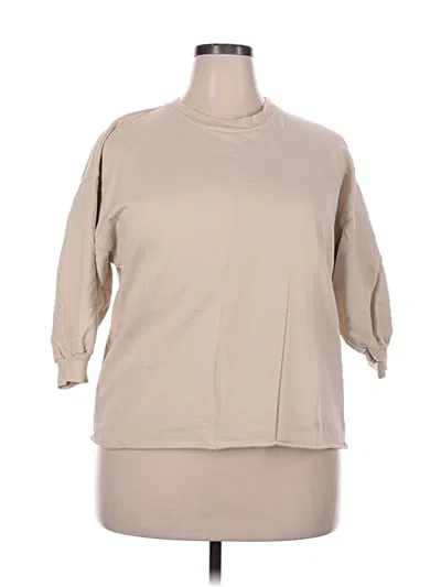 Pre-owned Left On Friday Sweatshirt In Tan
